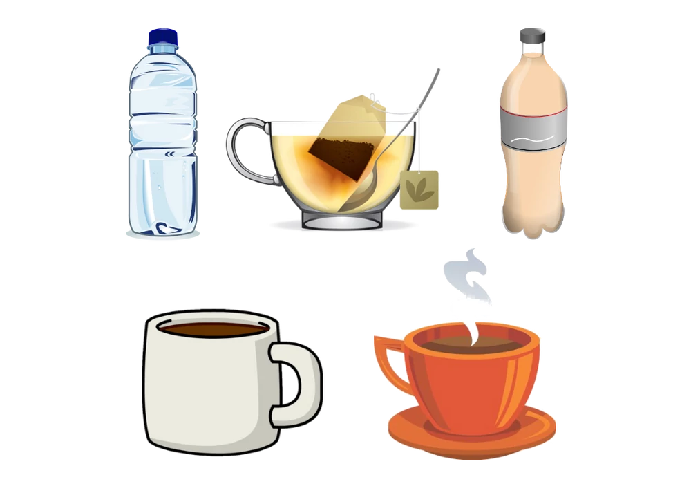 Ital, Kávé, Tea, Kakaó