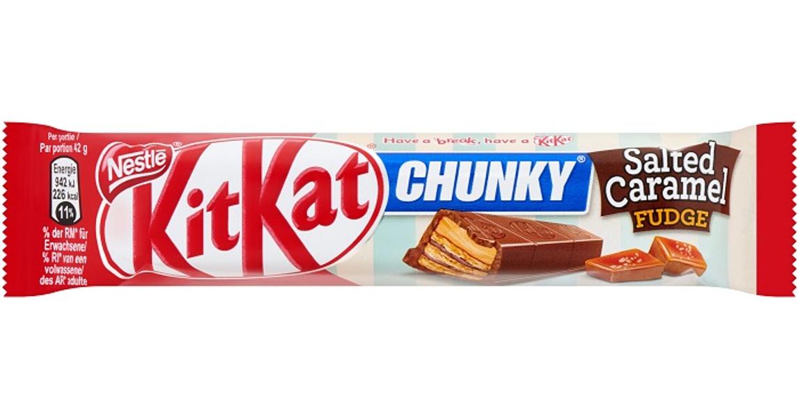 KitKat Chunky 42G Salted Caramel Nestlé Hungária Budapest C&C