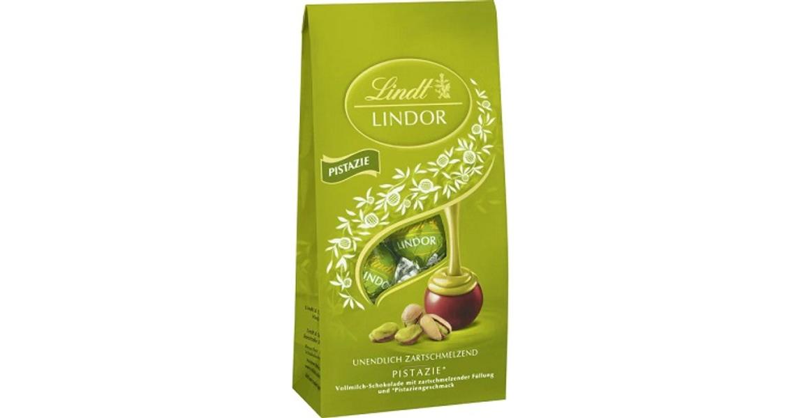Lindt Lindor 137G Golyó Pisztácia - Édesség webáruház - sixi.hu
