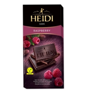 Heidi 80G Grand'Or Dark Raspberry (Málna ízű étcsokoládé)