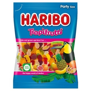 Haribo 1 Kg Gummispass Tropifrutti (Gyümölcs ízesítésű gumicukor)