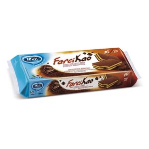 Midi csoki ízű krémmel töltött piskóta szelet 28g 