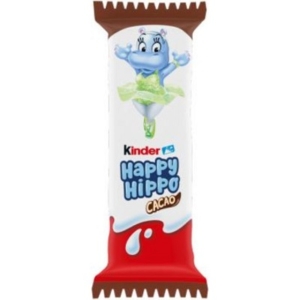 Kinder Happy Hippo 20.7G T1 Kakaó (Ropogós ostya tejes és tejes-kakaós krémmel töltve)
