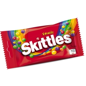 Skittles Gyümölcs ízű cukordrazsé ropogós cukormázban 38G