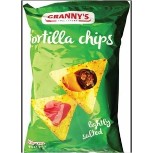 Granny's 60G Tortilla Chips Lightly Salt /1219/
