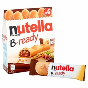 Nutella B-ready ropogós ostya kakaós mogyorókrémmel és búzakészítménnyel töltve 6 x 22 g