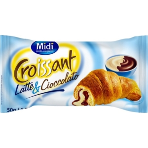 9 Days Midi csokoládé-vanília ízű töltelékkel töltöttt croissant 50G