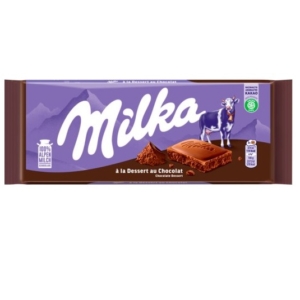 Milka habosított kakaós töltelékkel töltött alpesi tejcsokoládé 100 g