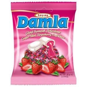 Damla 90G Epres Töltött Cukor