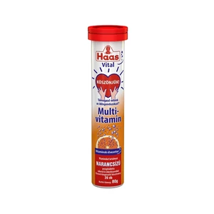 Haas Pezsgőtabletta 80G Multivitamin (Narancs)