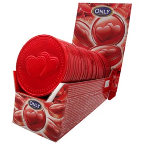 Only 21.5G Big Heart Coins Milk Szív Érme /92493/