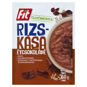 Fit Reggeli 60G Rizskása Inulinnal Étcsokoládé,Gluténmentes