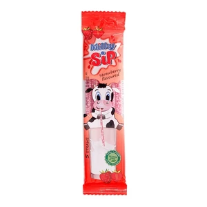 Milky Sip Szívószál 30g Strawberry