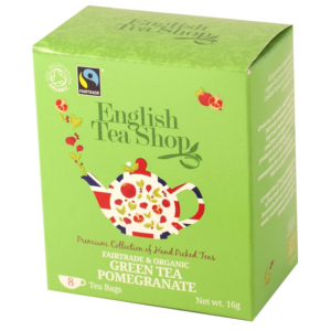 ETS 8 Zöld Gránátalma Bio Tea 16G (English Tea Shop) /39044/