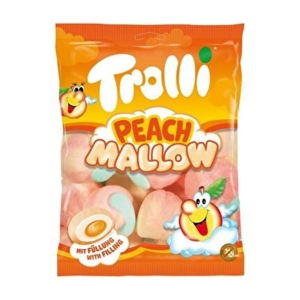 Trolli PeachMallow barack ízesítésű habcukor 150G