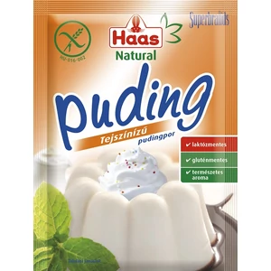 Haas Natural Pudingpor 40G Tejszín