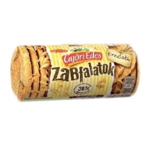 Győri Édes Zabfalatok zabpelyhes keksz 215G, 38% Zab