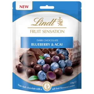 Lindt 150G Fruit Sensation Blueberry & Acai  /LNPR2016/