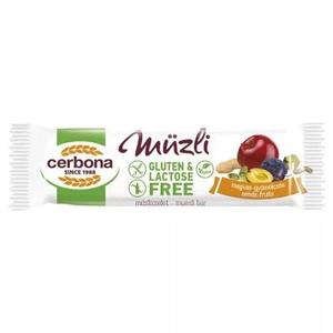 Cerbona magvas-gyümölcsös gabonaszelet 35 g, gluténmentes, laktózmentes