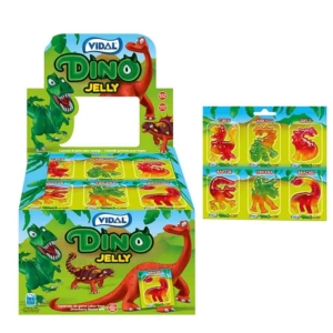Vidal Dino Jelly gyümölcs ízű gumicukor 11 g