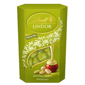 Lindt Lindor 200G Pisztácia Dobozos (Tejcsokoládé golyók)