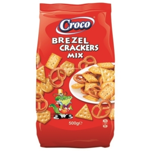 Croco Crackers & Brezel Mix 500G