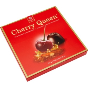 Cherry Queen étcsokoládés alkoholos-meggyes bonbon 192G