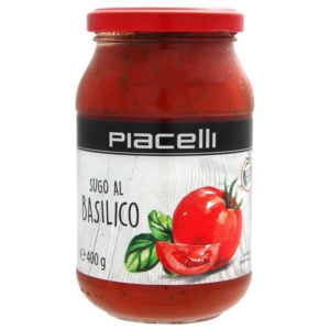 Piacelli 400G Sugo Basilico  /93633/