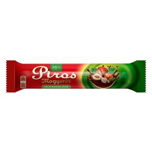 Piros Mogyorós 40G Tejcsokoládé