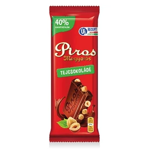 Piros Mogyorós 80G Tejcsokoládé