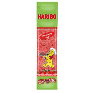 Haribo 200G Spaghetti Strawberry Sour