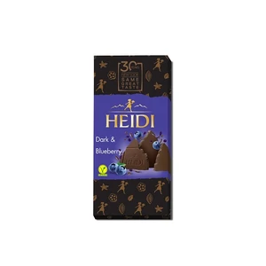 Heidi 80G Grand'Or Dark Blueberry (Kék áfonya ízesítésű étcsokoládé)