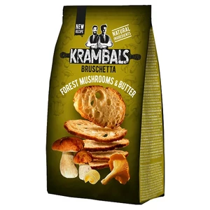 Krambals 70-84G Bruschetta Forest Mushrooms And Butter - Erdei Gombás és Vajas Ízű Pirított Kenyérszelet