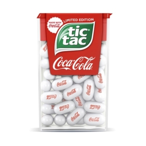 Tic-Tac Cola ízű lehelet frissítő cukorka 18G