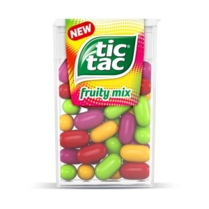 Tic-Tac Fruity Mix alma ízű cukordrazsé 18G