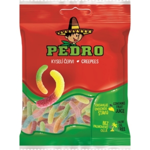 Pedro 80G Creepes Kukac Savanyú Gumicukor  PEDR1004