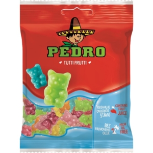 Pedro 80G Tutti Frutti Maci Gumicukor  PEDR1008