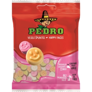 Pedro 80G Happy Faces Gumicukor  PEDR1009