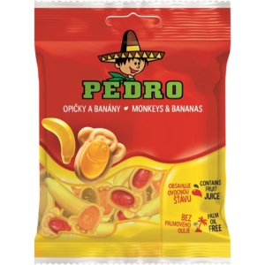 Pedro 80G Monkey&Bananas Gumicukor  PEDR1010