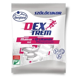 Bergland málna ízű szőlőcukor C vitaminnal és magnéziummal 70G