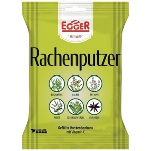 Egger 75G Rachenputzer Torokcukor C-vitaminnal+6féle Gyógynövénnyel
