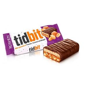 Roshen Tidbit Mogyorós Tejcsokoládé Nugát Szelet 50G
