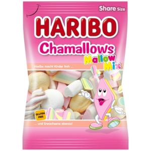Haribo Chamallow 175G Mallow Mix (Gyümölcs ízű habcukor)