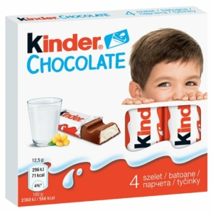 Kinder tejes krémmel töltött Tejcsokoládé szelet T4 50G