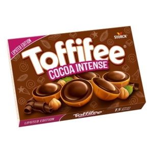 Toffifee Cocoa Intense mogyoró karamellben csokoládés nugátkrémmel 125G