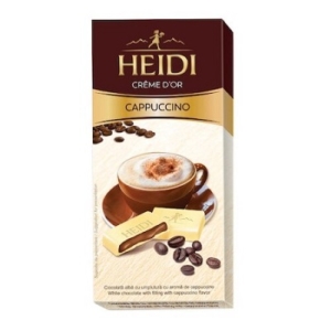 Heidi 37G Fehércsokoládé Cappuccino 414001