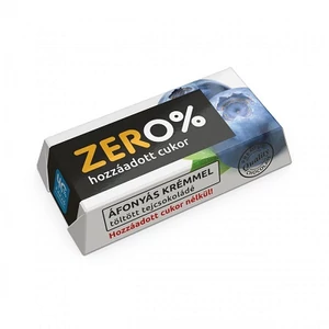 Szerencsi ZERO 21G Áfonya Ízű Krémmel Töltött Tejcsokoládé Édesítőszerrel