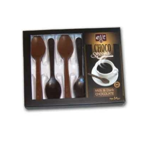 Elit Choco Spoons Csokikanál Ét-Tej 54G 