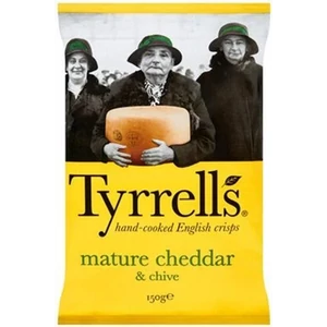 Tyrrell's 40G Burgonyachips Cheadar-Snidling