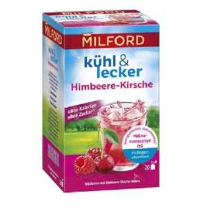 Milford Tea 20*2.25G Málna-Cseresznye Hidegen Ekészíthető Gyümölcstea